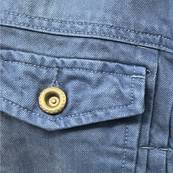 SEAN JOHN Jean Jacket Two Tone Blue Black and Black denim jacket Size Small - Picture 6 of 8